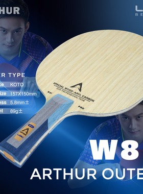 Loki雷神乒乓球底板W81内外置横直专业级碳素拍专业赛级快攻