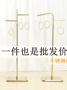 服装不锈钢可升降服装展示架