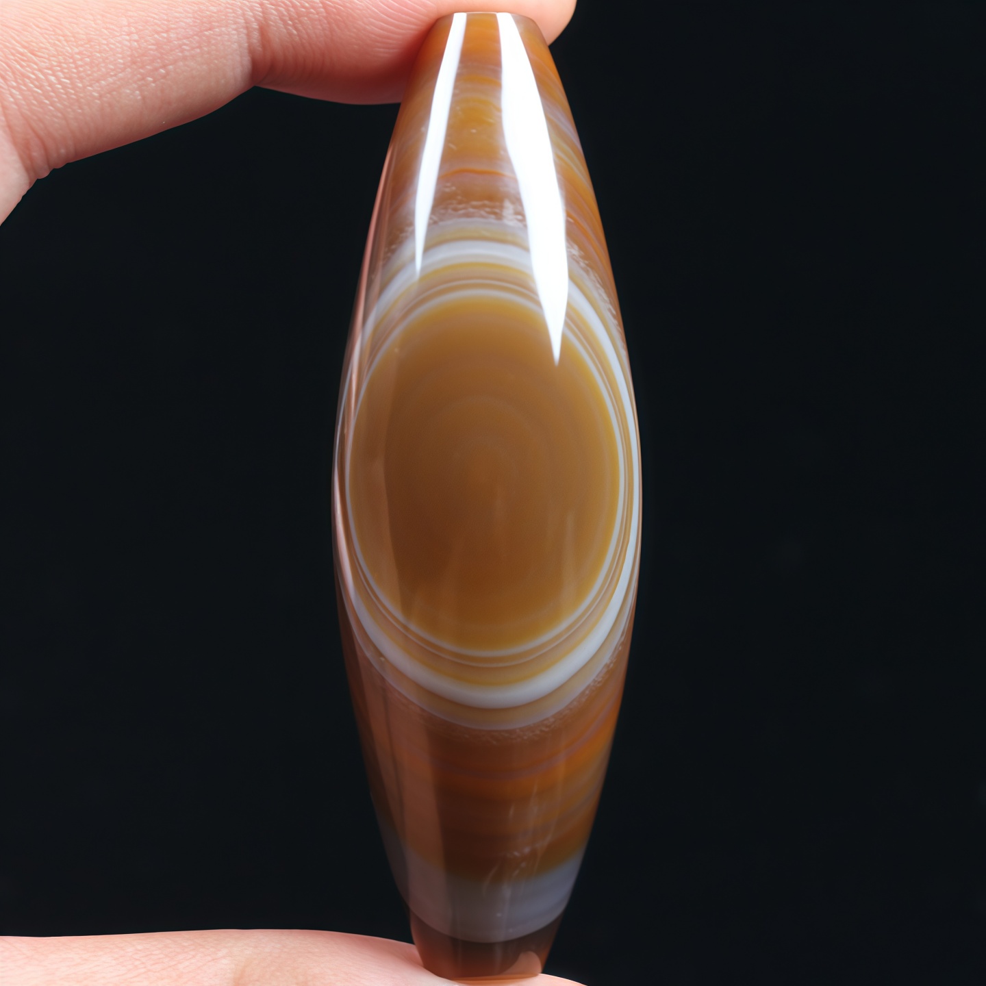 巴西玛瑙一眼珠子吊坠巴玉天眼天珠锁骨挂件