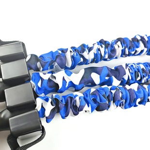 多功能三档可调节扩胸拉力绳室内室外训练健身器材——三孔拉力带