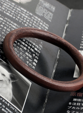 一休高桥吾郎一生之环 ikkyu goros 日本进口枥木无缝皮手环手镯