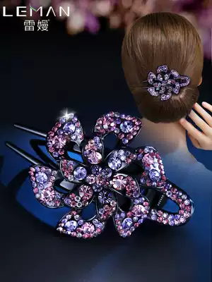 Rhinestone nip Queen hair flowers gripper adult wild hair ponytail pan fa qi Lady hairclip hairclip