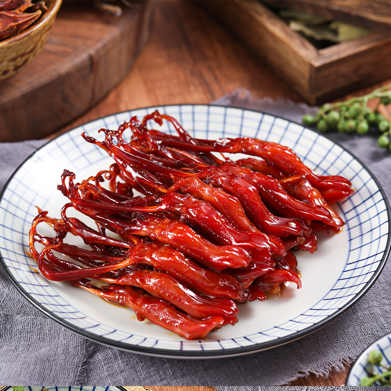 藤桥牌温州特产宿舍零食小吃大卫鸭舌408g