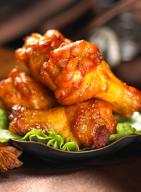 藤桥牌烤鸡翅根蜂蜜味休闲宿舍零食96g