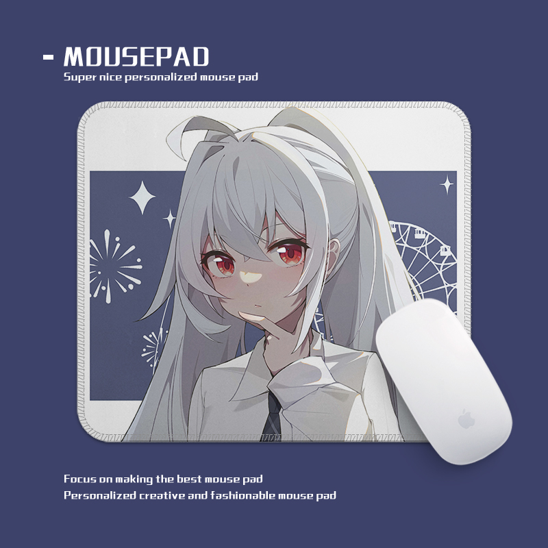 可塑性记忆艾拉动漫鼠标垫电脑办公小号桌垫锁边学生党宿舍便携垫