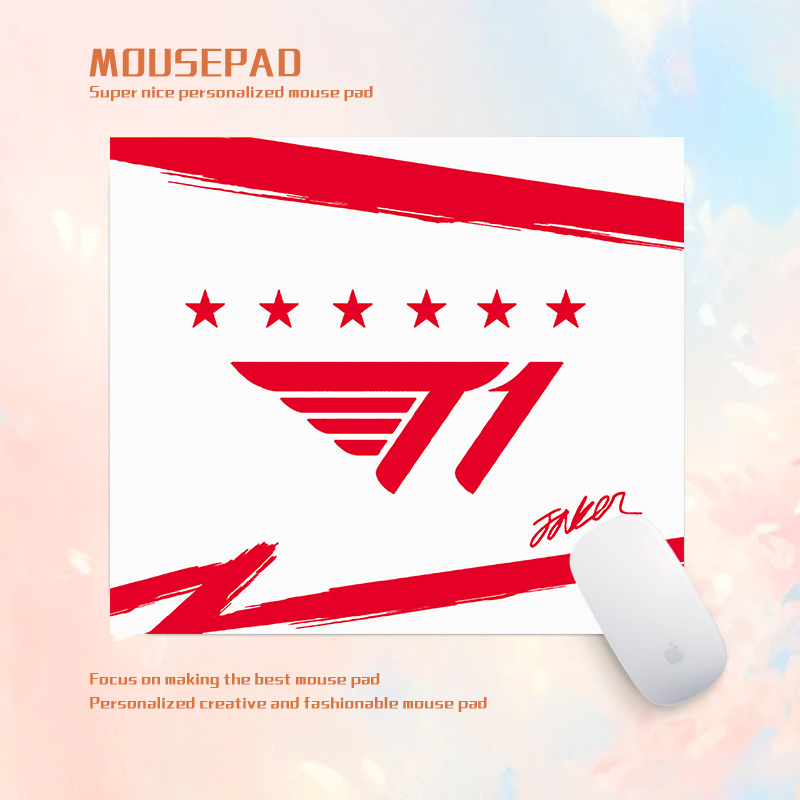 橡胶鼠标垫六冠王S15锁边加厚垫