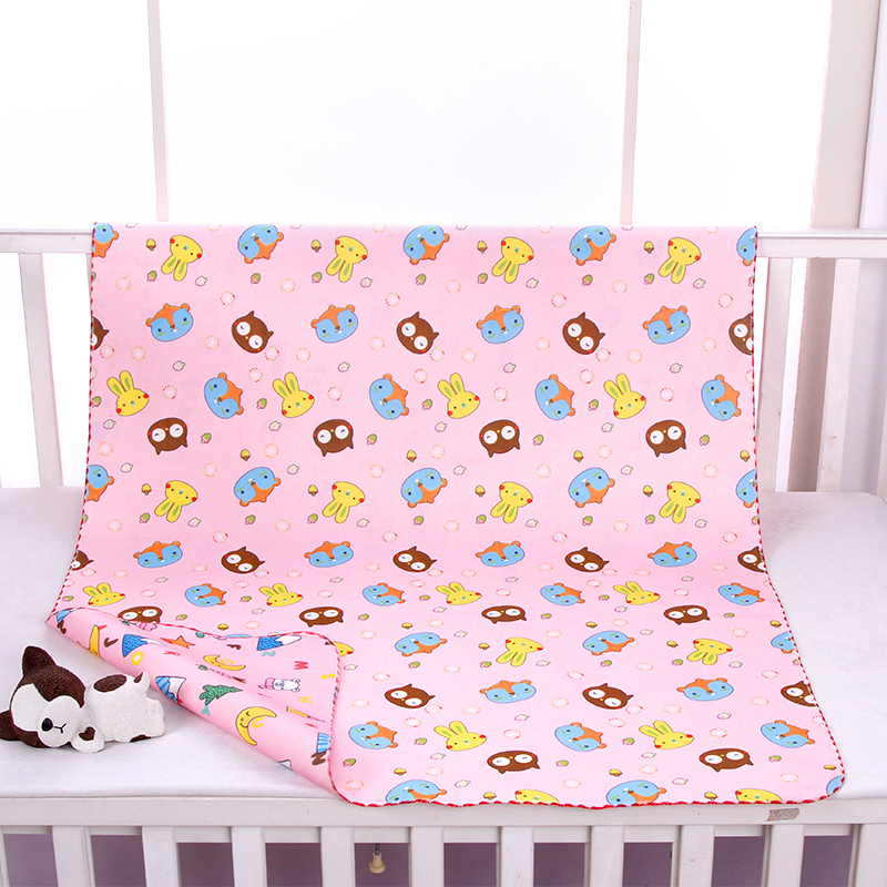 宝宝双面水晶绒隔尿垫超大号月经