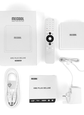 MECOOL KM2 Plus Deluxe S905X4 2.4G5Ghz AV1 Android 11 TV BOX