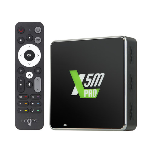 UGOOS X5M PRO amlogic S905X5M WIFI6 BT android14 set top box