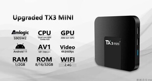 tx3 mini+  amlogic s905w2 android 11高清 HDR a53 ott tv box