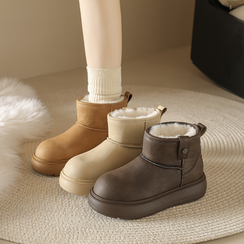 永希女鞋气质百搭棉鞋