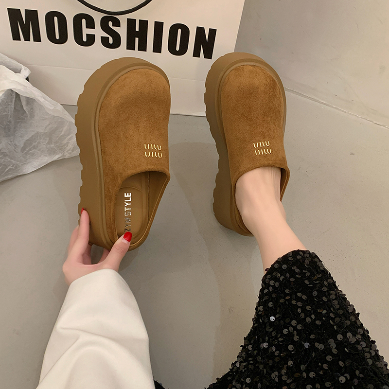 永希女鞋懒人外穿拖鞋