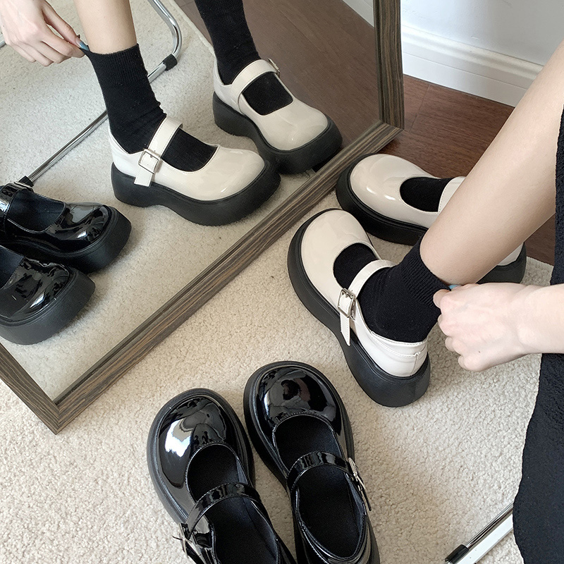 女夏永希单鞋复古玛丽珍jk单鞋
