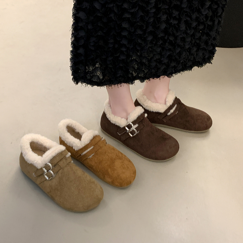 永希女鞋保暖时尚毛毛鞋