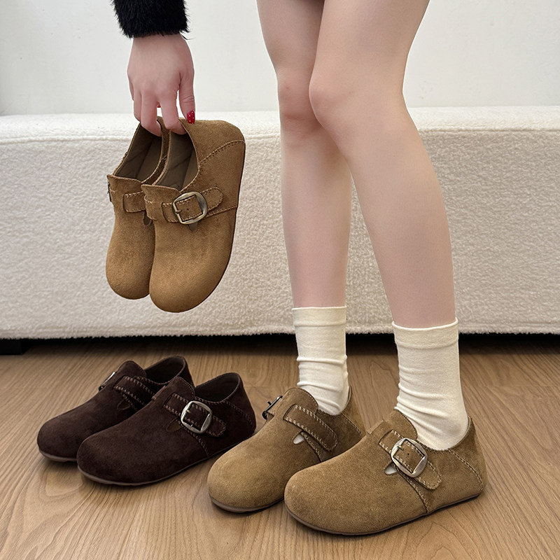 内增高百搭勃肯鞋女2026春季新款配裙子气质单鞋休闲小个子乐福鞋,女鞋,深口单鞋,淘宝优惠券,粉丝福利购,淘宝优惠卷