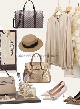 样板房衣帽间衣服包包高跟鞋摆件