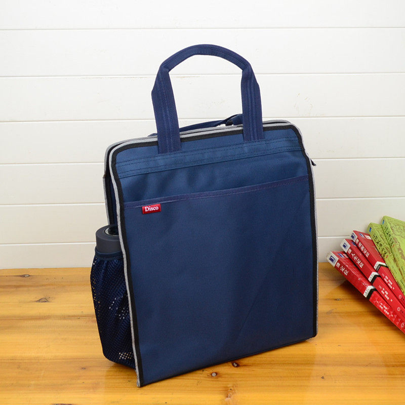 竖式帆布手提文件袋资料袋大容量a4文件包双层学生手拎补习袋防水,文具电教/文化用品/商务用品,文件袋/资料袋/试卷收纳袋,淘宝优惠券,粉丝福利购,淘宝优惠卷