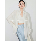 夏日救星 时尚 半透明防晒衬衫 SUK 宽松百搭显瘦夏季 新款 女装