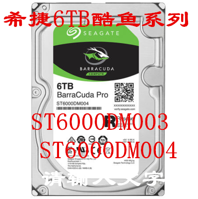 ST6000DM004 ST6000DM003台式机械ST6tb监控录像机安防办公6T硬盘