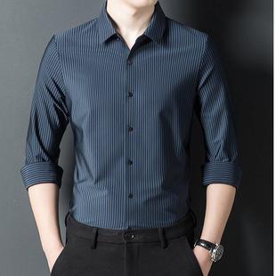 衬衫 新款 男士 KK春秋约季 端高简百搭商务休闲条 6302 2052气质长袖
