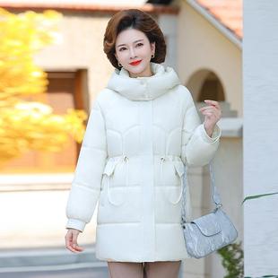 中年妈2妈羽绒棉服中长款02冬4新款洋气84624157中装老年女棉袄季