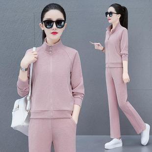 长裤 2052款 长袖 9208运动套装 新洋气运动士服卫衣外套棉 女休闲10