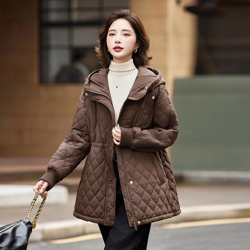 安可2拉红棉衣外棉套女秋冬棉204新款休ZLI1569Y闲宽松小个子妈妈