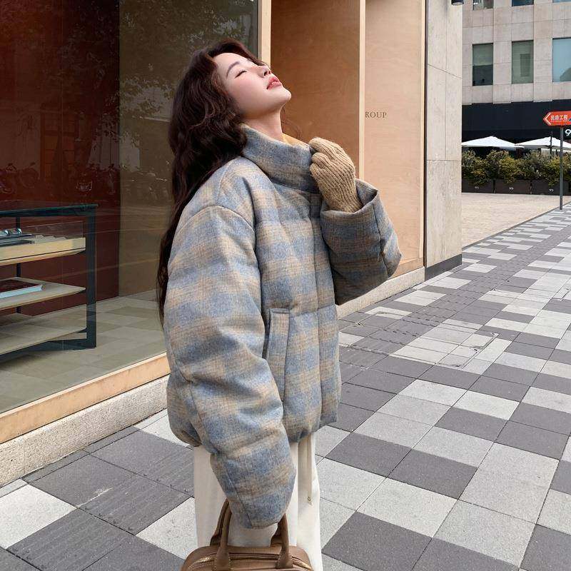 新款蓝格黄羽C062-886绒服松宽小子外个套