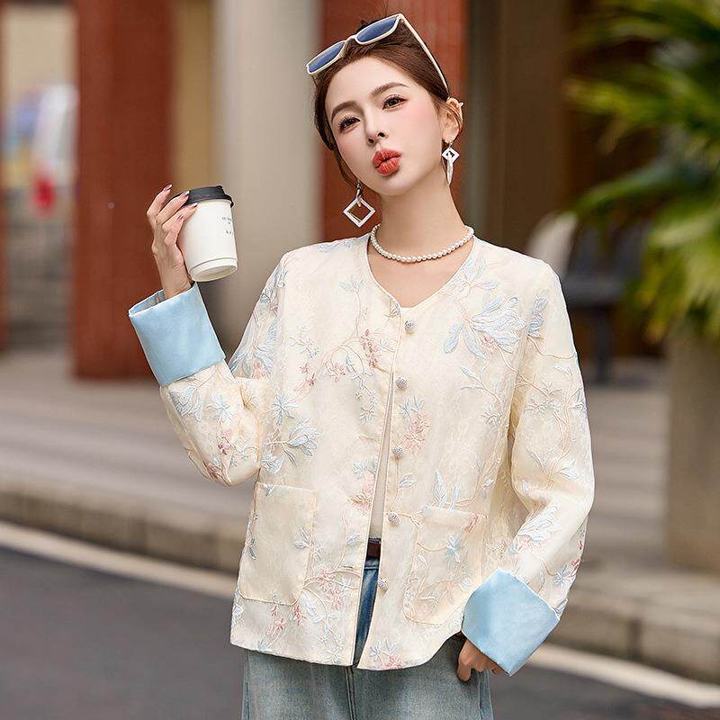 新式小香风短外套休女春中2025新款闲时尚高级感ZAI2656Q洋气轻秋