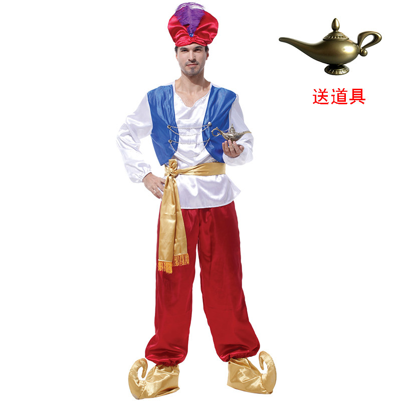 六一儿童节服装成人化妆舞会王子表演服阿拉丁神灯表演服亲子服