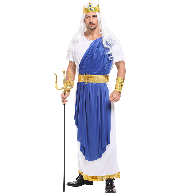 六一儿童节cosplay服装海神波塞顿演出服三叉戟武士舞会埃及法老