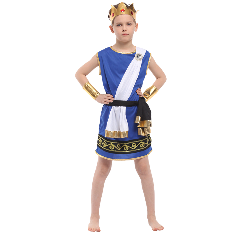 六一儿童节cosplay服装男化妆舞会幼儿园王子宇斯服表演服希腊服