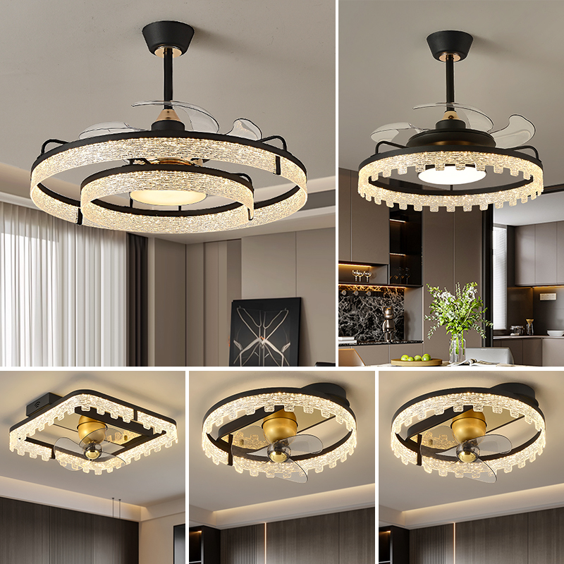 客厅灯风扇灯吊扇灯2025新款轻奢高级感餐厅灯全屋灯具套餐吸顶灯