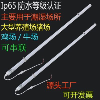 防水专业一体化养殖场防水灯管亮