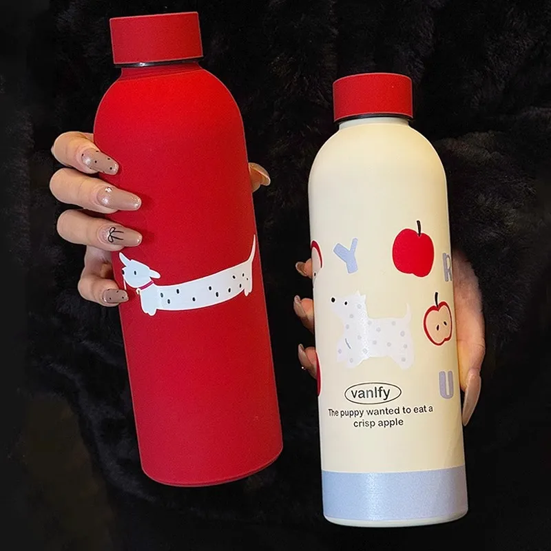 2025新款简约动漫水杯轻巧便携红酒瓶保温杯高颜值咖啡牛奶杯,餐饮具,保冷/保温杯,淘宝优惠券,粉丝福利购,淘宝优惠卷