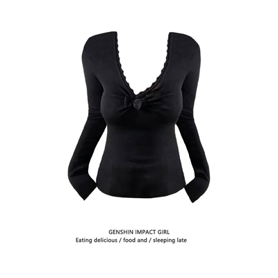 韩系纯欲修身显瘦内搭上衣打底衫