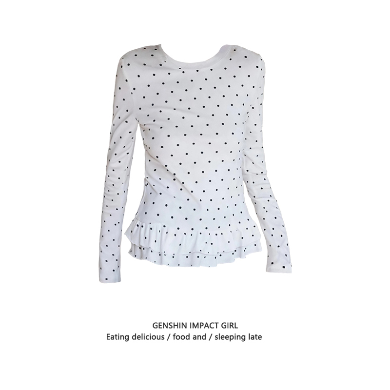 美式辣妹修身显瘦长袖T恤秋冬季