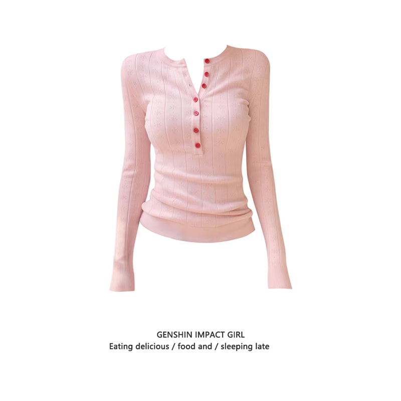 纯欲风收腰辣妹打底衫上衣秋冬季