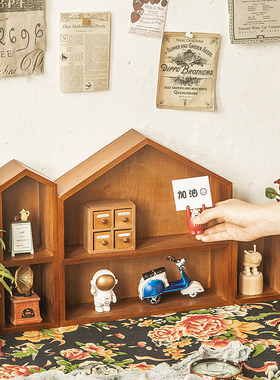 香水口红桌面收纳盒家用工位办公桌杂物储物柜娃娃摆件展示架分隔