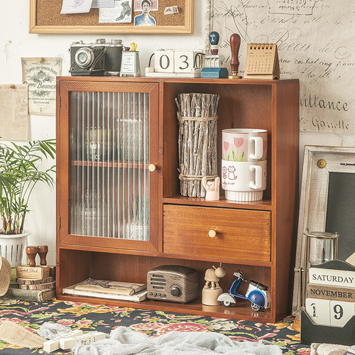 复古收纳盒桌面置物架