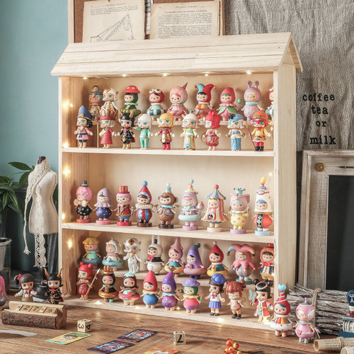 盲盒手办泡泡玛特收纳展示架