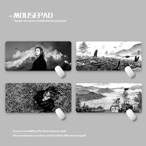 浪客行宫本武藤鼠标垫超大电竞丝滑防水Miyamoto Musashi DeskMat