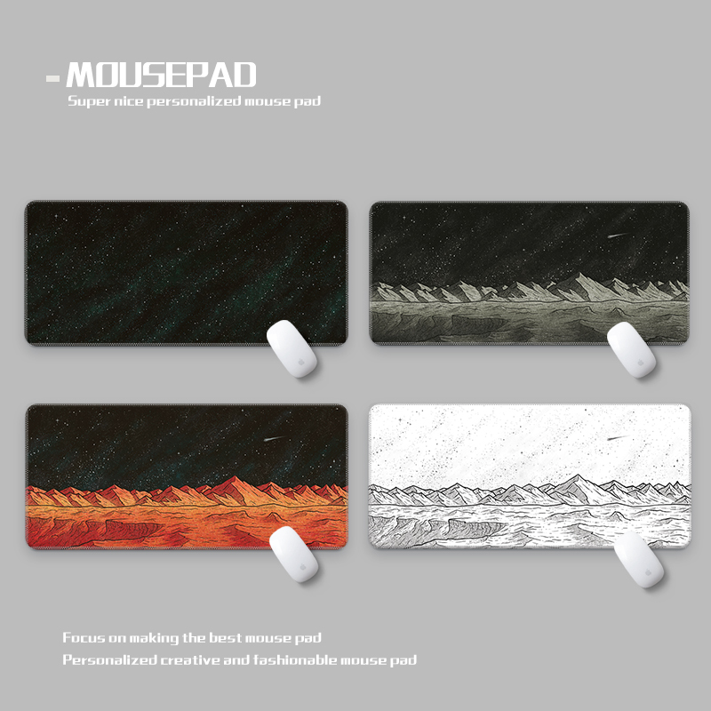 星空火星视角鼠标垫超大防水加厚游戏垫 A Martian View Deskmat