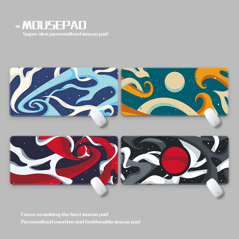 【超幻想云端】多巴胺炫酷鼠标垫超大电竞游戏丝滑防水键盘书桌垫