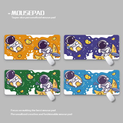 卡通太空宇航员划水鼠标垫超大防水丝滑 Space Duck Soup Deskmat