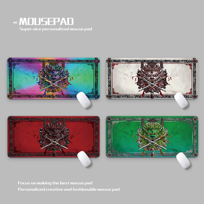 哥特式亚洲中式狮子鼠标垫超大防水耐脏Gothic asianLion DeskMat