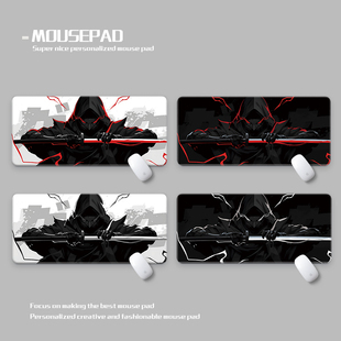 暗黑武士男生游戏鼠标垫超大防水电竞丝滑垫Samurai Dark deskmat