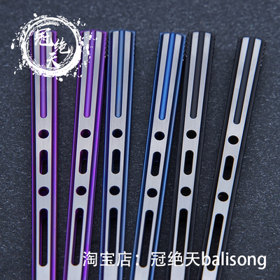 Poikilo PM3石洗冠绝天钛花式收藏蝴蝶刀 未开刃