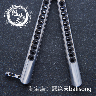 圣地亚哥重型蝴蝶刀【冠绝天balisong】轴承花式未开刃