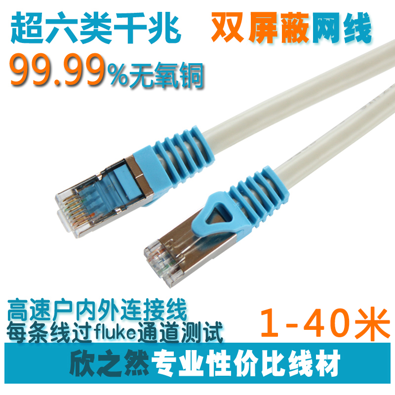 wifi7网线双屏蔽路由器电脑线